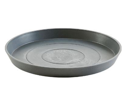 Unterteller Ecopots Saucer Round, grey, Ø 50,5 cm, H = 3,5 cm